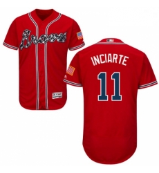 Mens Majestic Atlanta Braves 11 Ender Inciarte Red Flexbase Authentic Collection MLB Jersey Mens Majestic Atlanta Braves 11 Ender Inciarte Red Flexbase Authentic Collection MLB Jersey