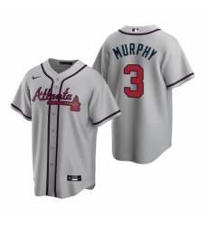 Mens Nike Atlanta Braves 3 Dale Murphy Gray Road Stitched Baseball Jerse Mens Nike Atlanta Braves 3 Dale Murphy Gray Road Stitched Baseball Jerse
