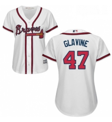 Womens Majestic Atlanta Braves 47 Tom Glavine Authentic White Home Cool Base MLB Jersey Womens Majestic Atlanta Braves 47 Tom Glavine Authentic White Home Cool Base MLB Jersey
