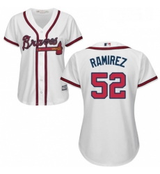 Womens Majestic Atlanta Braves 52 Jose Ramirez Authentic White Home Cool Base MLB Jersey Womens Majestic Atlanta Braves 52 Jose Ramirez Authentic White Home Cool Base MLB Jersey