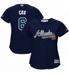 Womens Majestic Atlanta Braves 6 Bobby Cox Authentic Blue Alternate Road Cool Base MLB Jersey Womens Majestic Atlanta Braves 6 Bobby Cox Authentic Blue Alternate Road Cool Base MLB Jersey