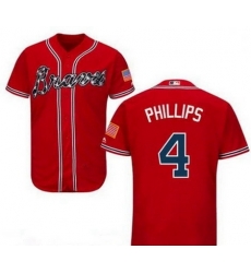 Youth Atlanta Braves #4 Brandon Phillips Red Cool Base Jersey Youth Atlanta Braves #4 Brandon Phillips Red Cool Base Jersey