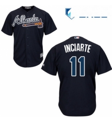 Youth Majestic Atlanta Braves 11 Ender Inciarte Authentic Blue Alternate Road Cool Base MLB Jersey Youth Majestic Atlanta Braves 11 Ender Inciarte Authentic Blue Alternate Road Cool Base MLB Jersey