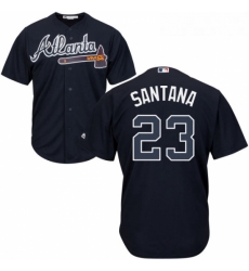 Youth Majestic Atlanta Braves 23 Danny Santana Replica Blue Alternate Road Cool Base MLB Jersey Youth Majestic Atlanta Braves 23 Danny Santana Replica Blue Alternate Road Cool Base MLB Jersey
