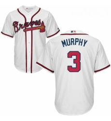 Youth Majestic Atlanta Braves 3 Dale Murphy Replica White Home Cool Base MLB Jersey Youth Majestic Atlanta Braves 3 Dale Murphy Replica White Home Cool Base MLB Jersey