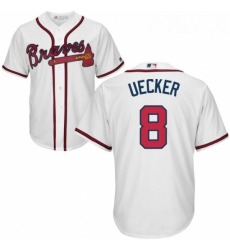 Youth Majestic Atlanta Braves 8 Bob Uecker Replica White Home Cool Base MLB Jersey Youth Majestic Atlanta Braves 8 Bob Uecker Replica White Home Cool Base MLB Jersey