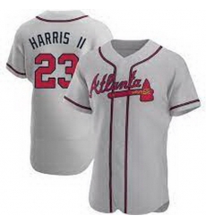 Youth Michael Harris II Atlanta Braves Road Jersey Gray Youth Michael Harris II Atlanta Braves Road Jersey Gray