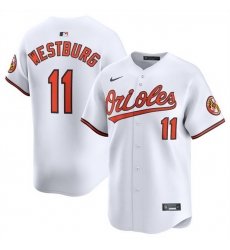 Men Baltimore Orioles 11 Jordan Westburg White 2025 Home Limited Cool Base Stitched Baseball Jersey Men Baltimore Orioles 11 Jordan Westburg White 2025 Home Limited Cool Base Stitched Baseball Jersey