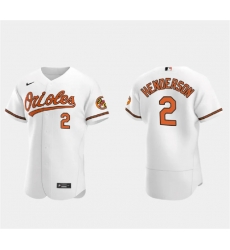 Men Baltimore Orioles 2 Gunnar Henderson White Flex Base Stitched Baseball Jersey Men Baltimore Orioles 2 Gunnar Henderson White Flex Base Stitched Baseball Jersey