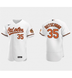 Men Baltimore Orioles 35 Adley Rutschman White Flex Base Stitched Baseball Jersey Men Baltimore Orioles 35 Adley Rutschman White Flex Base Stitched Baseball Jersey