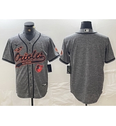 Men Baltimore Orioles Gray Team Big Logo Cool Base Stitched Jersey 9 Men Baltimore Orioles Gray Team Big Logo Cool Base Stitched Jersey 9
