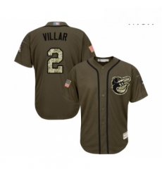 Mens Baltimore Orioles 2 Jonathan Villar Authentic Green Salute to Service Baseball Jersey Mens Baltimore Orioles 2 Jonathan Villar Authentic Green Salute to Service Baseball Jersey