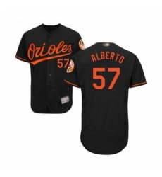 Mens Baltimore Orioles 57 Hanser Alberto Black Alternate Flex Base Authentic Collection Baseball Jersey Mens Baltimore Orioles 57 Hanser Alberto Black Alternate Flex Base Authentic Collection Baseball Jersey