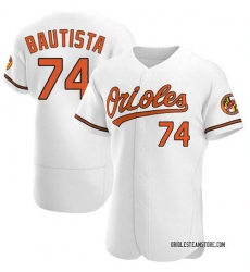 Men's Baltimore Orioles Felix Bautista #74 White Alternate Stitched Jersey Men's Baltimore Orioles Felix Bautista #74 White Alternate Stitched Jersey