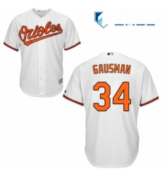 Mens Majestic Baltimore Orioles 34 Kevin Gausman Replica White Home Cool Base MLB Jersey Mens Majestic Baltimore Orioles 34 Kevin Gausman Replica White Home Cool Base MLB Jersey