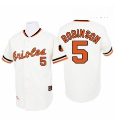 Mens Mitchell and Ness 1970 Baltimore Orioles 5 Brooks Robinson Authentic White Throwback MLB Jersey Mens Mitchell and Ness 1970 Baltimore Orioles 5 Brooks Robinson Authentic White Throwback MLB Jersey