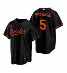Mens Nike Baltimore Orioles 5 Brooks Robinson Black Alternate Stitched Baseball Jerse Mens Nike Baltimore Orioles 5 Brooks Robinson Black Alternate Stitched Baseball Jerse