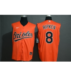 Orioles 8 Cal Ripken Jr Orange Nike Cool Base Sleeveless Jersey Orioles 8 Cal Ripken Jr Orange Nike Cool Base Sleeveless Jersey