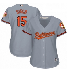 Womens Majestic Baltimore Orioles 15 Chance Sisco Authentic Grey Road Cool Base MLB Jersey Womens Majestic Baltimore Orioles 15 Chance Sisco Authentic Grey Road Cool Base MLB Jersey