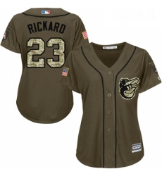 Womens Majestic Baltimore Orioles 23 Joey Rickard Replica Green Salute to Service MLB Jersey Womens Majestic Baltimore Orioles 23 Joey Rickard Replica Green Salute to Service MLB Jersey