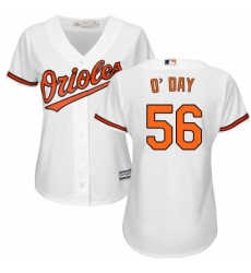 Womens Majestic Baltimore Orioles 56 Darren ODay Replica White Home Cool Base MLB Jersey Womens Majestic Baltimore Orioles 56 Darren ODay Replica White Home Cool Base MLB Jersey