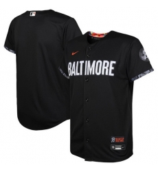 Youth Baltimore Orioles Blank Black 2023 City Connect Stitched Baseball Jersey Youth Baltimore Orioles Blank Black 2023 City Connect Stitched Baseball Jersey