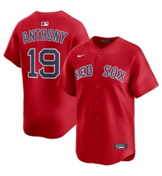 Men Boston Red Sox 19 Roman Anthony Red 2024 Alternate Limited Stitched Baseball Jersey Men Boston Red Sox 19 Roman Anthony Red 2024 Alternate Limited Stitched Baseball Jersey