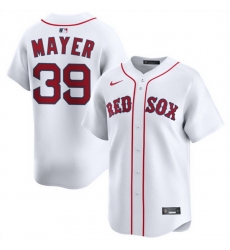Men Boston Red Sox 39 Marcelo Mayer White 2025 Home Limited Stitched Baseball Jersey