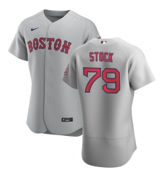 Men Boston Red Sox 79 Robert Stock Men Nike Gray Road 2020 Flex Base Team MLB Jersey Men Boston Red Sox 79 Robert Stock Men Nike Gray Road 2020 Flex Base Team MLB Jersey