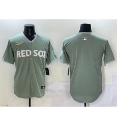 Men Boston Red Sox Blank Green 2025 City Connect Limited Stitched Baseball Jersey Men Boston Red Sox Blank Green 2025 City Connect Limited Stitched Baseball Jersey