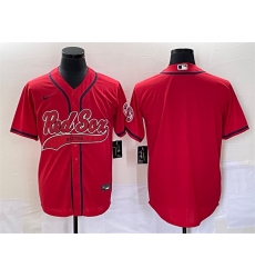 Men Boston Red Sox Blank Red With Patch Cool Base Stitched Baseball Jersey Men Boston Red Sox Blank Red With Patch Cool Base Stitched Baseball Jersey