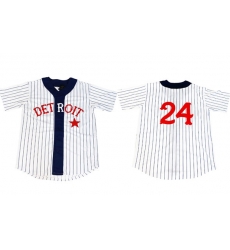 Men Detroit Stars Active Player Custom White Stitched Baseball Jersey