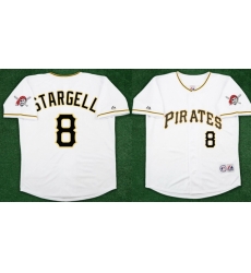 Men Pittsburgh Pirates 8 Willie Stargell White Team Patch Stitched Jersey Men Pittsburgh Pirates 8 Willie Stargell White Team Patch Stitched Jersey