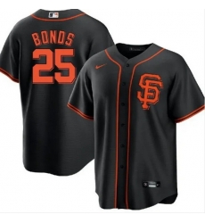 Men San Francisco New York Giants 25 Barry Bonds Black Cool Base Stitched Jerse Men San Francisco New York Giants 25 Barry Bonds Black Cool Base Stitched Jerse