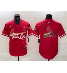 Men St Louis Cardinals Team Big Logo Red 2024 City Connect Limited Stitched Baseball Jersey Men St Louis Cardinals Team Big Logo Red 2024 City Connect Limited Stitched Baseball Jersey