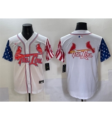 Men St Louis Cardinals Team Big Logo White Independence Day Vapor Premier Limited Stitched Baseball Jersey Men St Louis Cardinals Team Big Logo White Independence Day Vapor Premier Limited Stitched Baseball Jersey