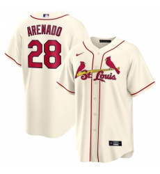 Men St.Louis Cardinals 28 Nolan Arenado Cream Nike Cool Base Jersey Men St.Louis Cardinals 28 Nolan Arenado Cream Nike Cool Base Jersey
