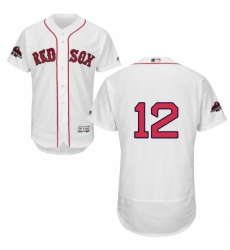 Mens Majestic Boston Red Sox 12 Brock Holt White Home Flex Base Authentic Collection 2018 World Series Jersey Mens Majestic Boston Red Sox 12 Brock Holt White Home Flex Base Authentic Collection 2018 World Series Jersey