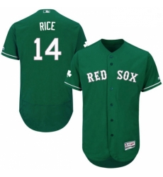 Mens Majestic Boston Red Sox 14 Jim Rice Green Celtic Flexbase Authentic Collection MLB Jersey Mens Majestic Boston Red Sox 14 Jim Rice Green Celtic Flexbase Authentic Collection MLB Jersey