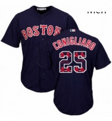 Mens Majestic Boston Red Sox 25 Tony Conigliaro Authentic Navy Blue Team Logo Fashion Cool Base MLB Jersey Mens Majestic Boston Red Sox 25 Tony Conigliaro Authentic Navy Blue Team Logo Fashion Cool Base MLB Jersey