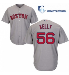 Mens Majestic Boston Red Sox 56 Joe Kelly Replica Grey Road Cool Base MLB Jersey Mens Majestic Boston Red Sox 56 Joe Kelly Replica Grey Road Cool Base MLB Jersey