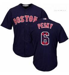 Mens Majestic Boston Red Sox 6 Johnny Pesky Authentic Navy Blue Team Logo Fashion Cool Base MLB Jersey Mens Majestic Boston Red Sox 6 Johnny Pesky Authentic Navy Blue Team Logo Fashion Cool Base MLB Jersey