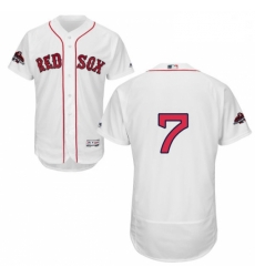 Mens Majestic Boston Red Sox 7 Christian Vazquez White Home Flex Base Authentic Collection 2018 World Series Jersey Mens Majestic Boston Red Sox 7 Christian Vazquez White Home Flex Base Authentic Collection 2018 World Series Jersey