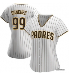 Women Padres 99 Gary Sanchez White Nike Jersey Women Padres 99 Gary Sanchez White Nike Jersey