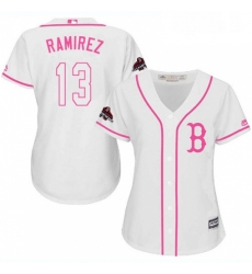 Womens Majestic Boston Red Sox 13 Hanley Ramirez Authentic White Fashion 2018 World Series Champions MLB Jersey Womens Majestic Boston Red Sox 13 Hanley Ramirez Authentic White Fashion 2018 World Series Champions MLB Jersey