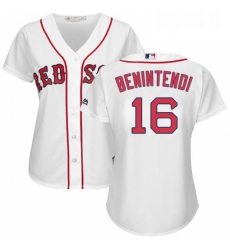 Womens Majestic Boston Red Sox 16 Andrew Benintendi Authentic White Home MLB Jersey Womens Majestic Boston Red Sox 16 Andrew Benintendi Authentic White Home MLB Jersey