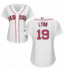 Womens Majestic Boston Red Sox 19 Fred Lynn Authentic White Home MLB Jersey Womens Majestic Boston Red Sox 19 Fred Lynn Authentic White Home MLB Jersey