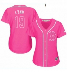 Womens Majestic Boston Red Sox 19 Fred Lynn Replica Pink Fashion MLB Jersey Womens Majestic Boston Red Sox 19 Fred Lynn Replica Pink Fashion MLB Jersey
