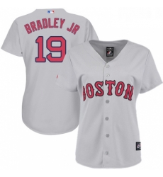 Womens Majestic Boston Red Sox 19 Jackie Bradley Jr Authentic Grey Road MLB Jersey Womens Majestic Boston Red Sox 19 Jackie Bradley Jr Authentic Grey Road MLB Jersey