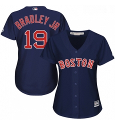 Womens Majestic Boston Red Sox 19 Jackie Bradley Jr Replica Navy Blue Alternate Road MLB Jersey Womens Majestic Boston Red Sox 19 Jackie Bradley Jr Replica Navy Blue Alternate Road MLB Jersey